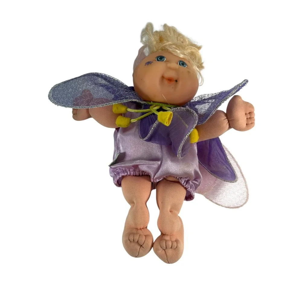Cabbage Patch Kids Fairy Doll Kids 9 Inch Purple Excellent Iridescent Wings